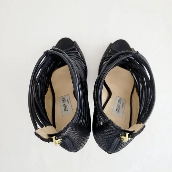 JIMMY CHOO LONDON Short Black High Heel Bootie Size 39